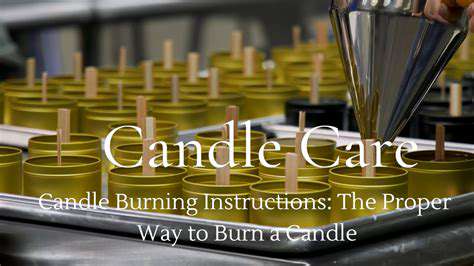 Choosing candles to create a warm and welcoming atmosphere