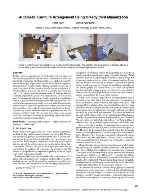 StrategicPlacementofFurnitureforDustMinimization
